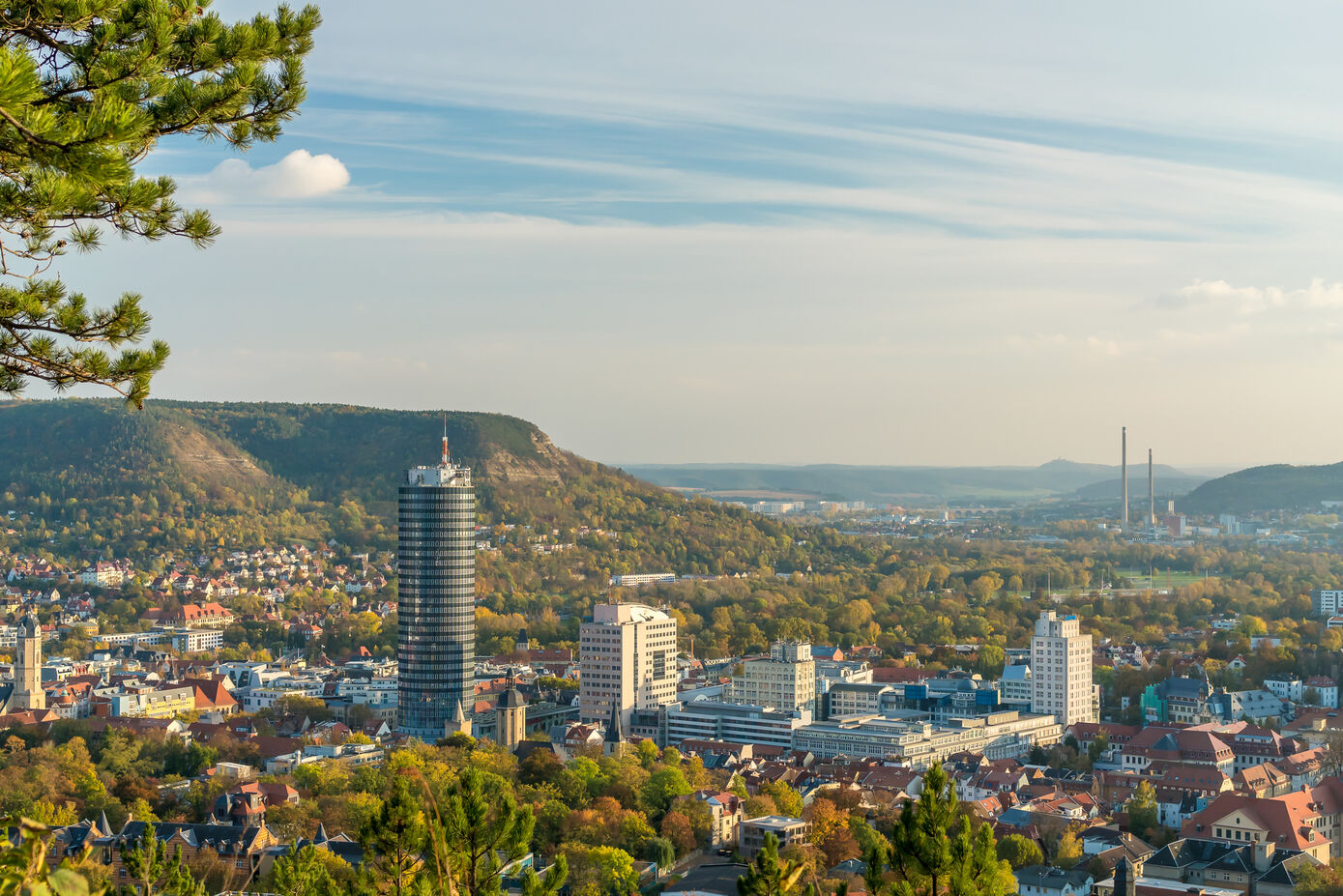 Blick auf Jena.