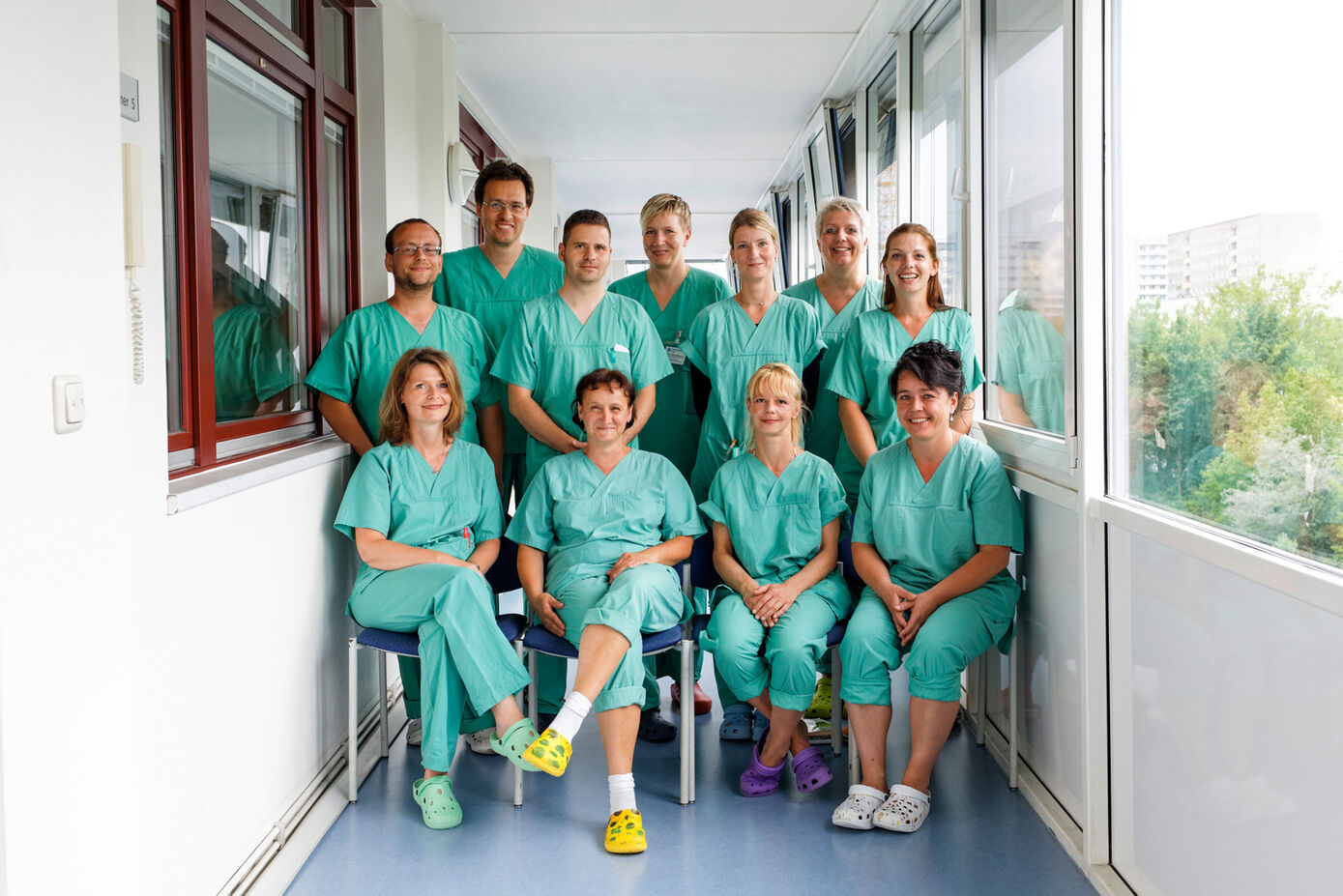 Das Team der Knochenmarktransplantationsstation des Universitätsklinikums Jena versorgt Patienten, die zum Beispiel aufgrund einer Leukämieerkrankung eine Blutstammzelltransplantation erhalten. (Foto: UKJ/Schroll)