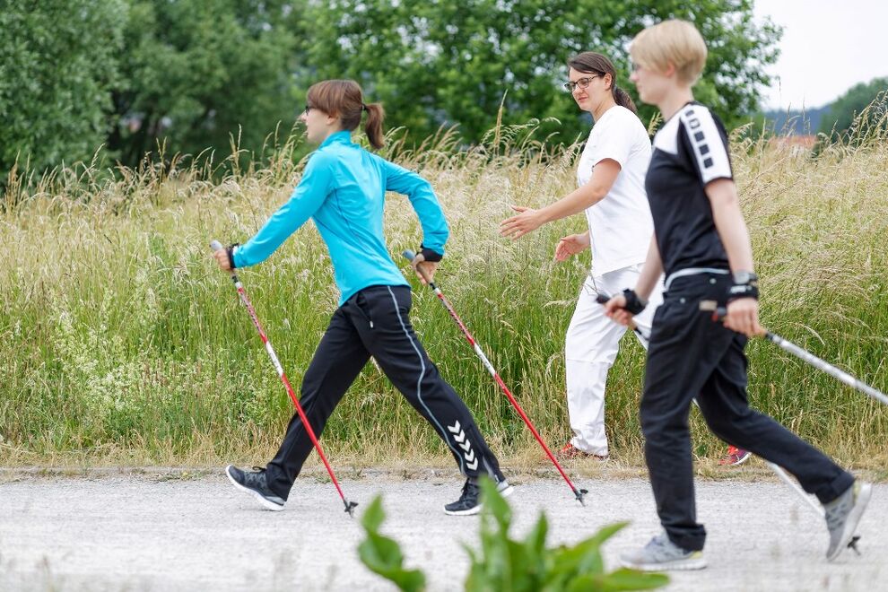 Sport macht glücklich. Foto: UKJ/Schroll