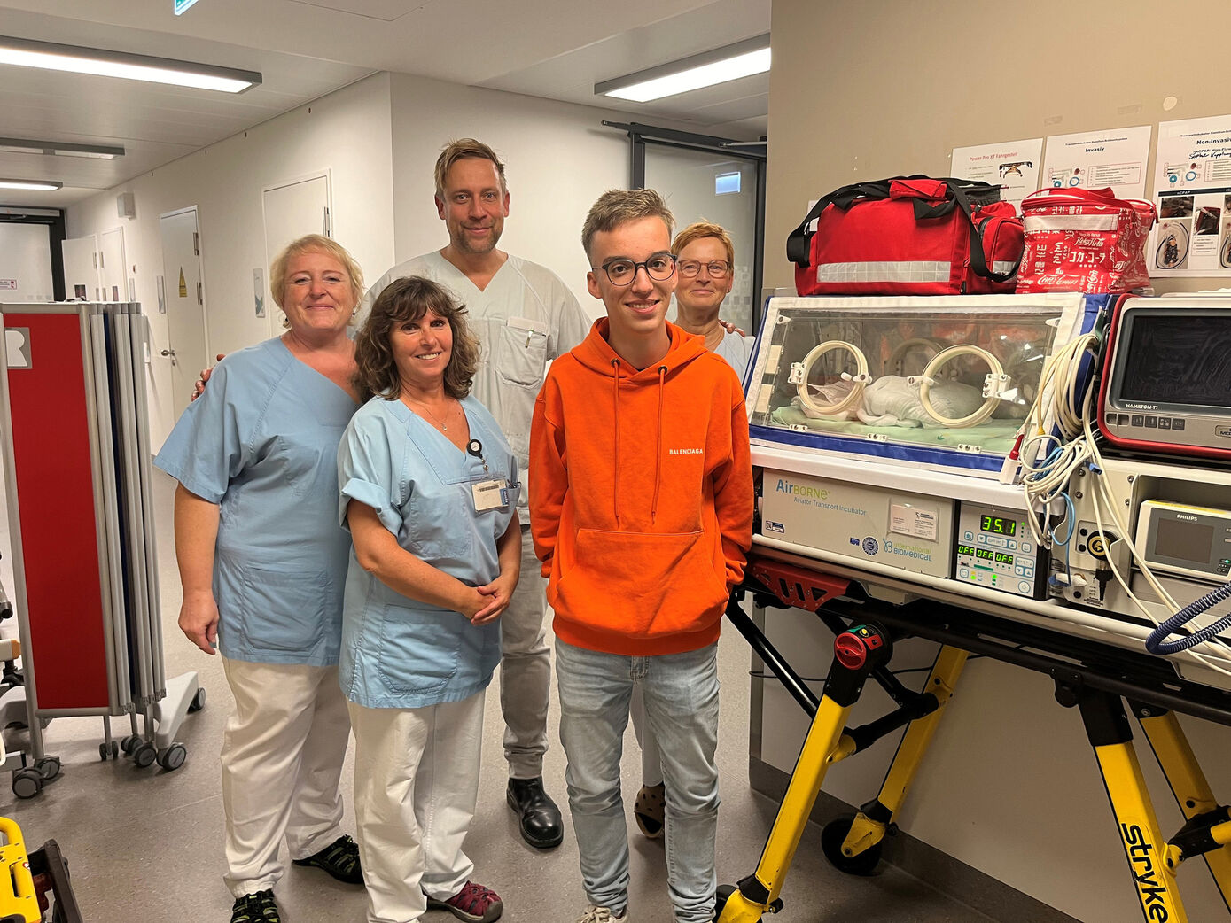 Der heute 16-jährige Albert Syring kam zu früh auf die Welt – und besuchte das Team der Neonatologie am Universitätsklinikum Jena. Foto: privat