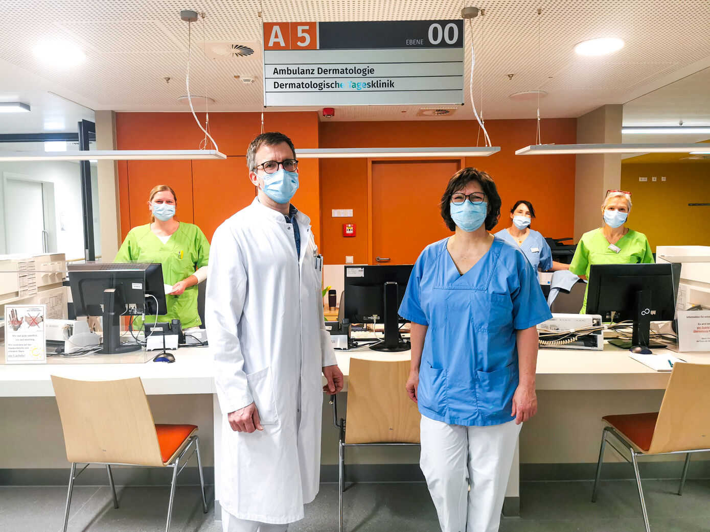 Die Ambulanz der Hautklinik hat am Montagmorgen ihren Betrieb aufgenommen. Foto: UKJ