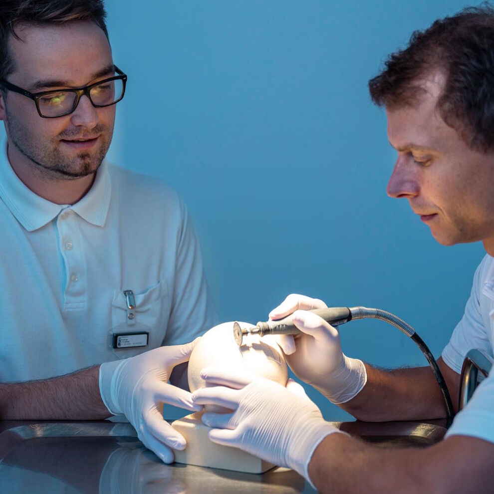 Preparation of the incubated egg 