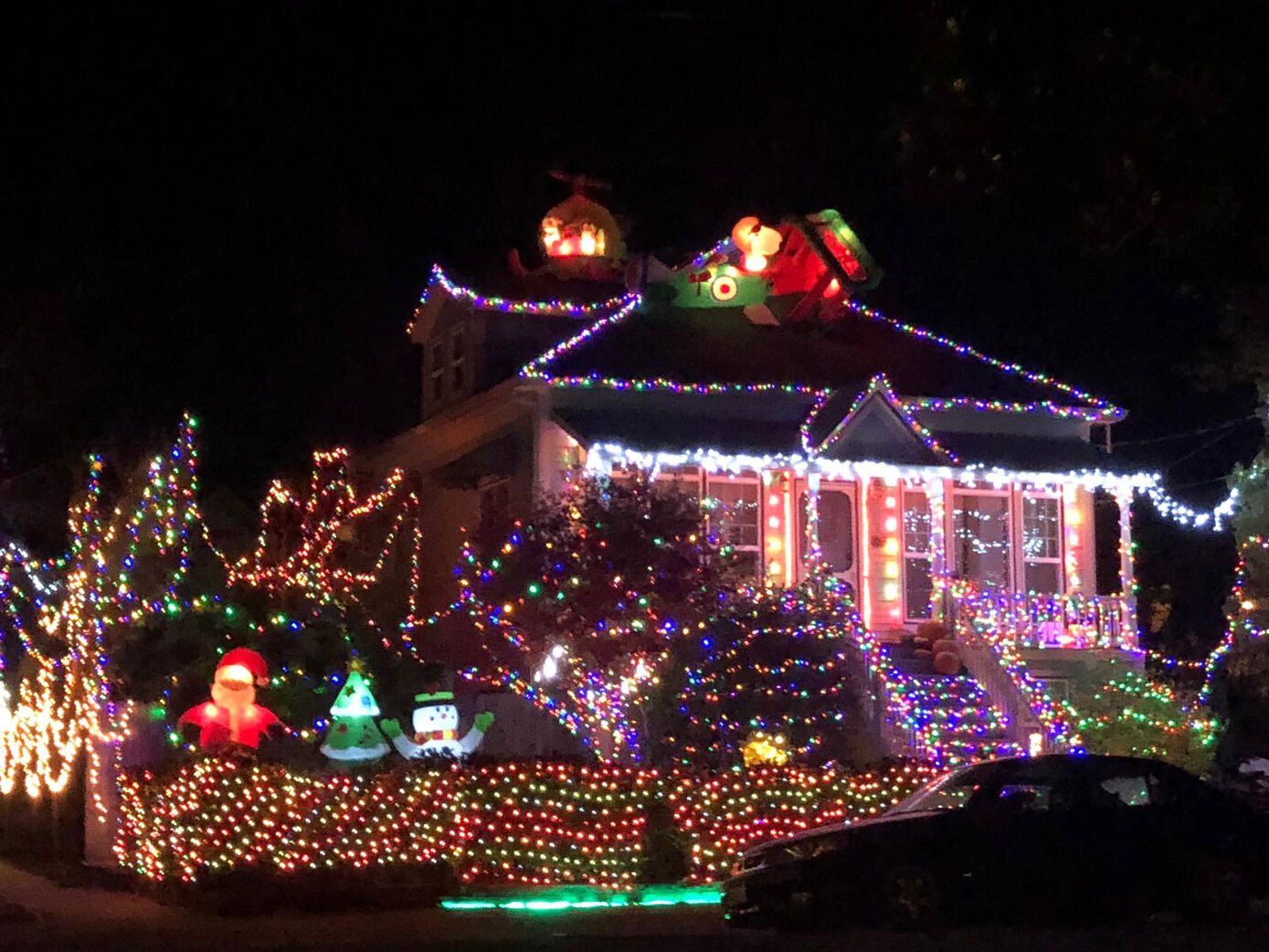 Wie bei den Griswolds: ein geschmücktes Haus in der Nachbarschaft