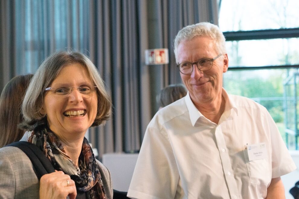 v.r. Prof. Dr. med. Jutta Bleidorn, Univ.-Prof. Dr. med Stefan Wilm
©DESAM ForNet, Bärbel Möller