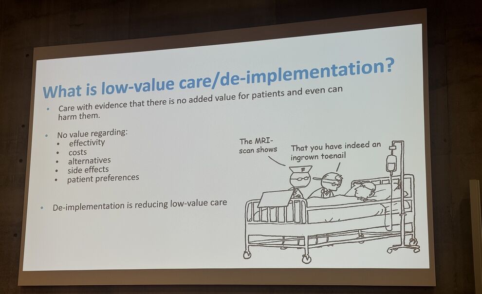 Keynote von Simone van Dulmen zu low-value care
© IfA/UKJ