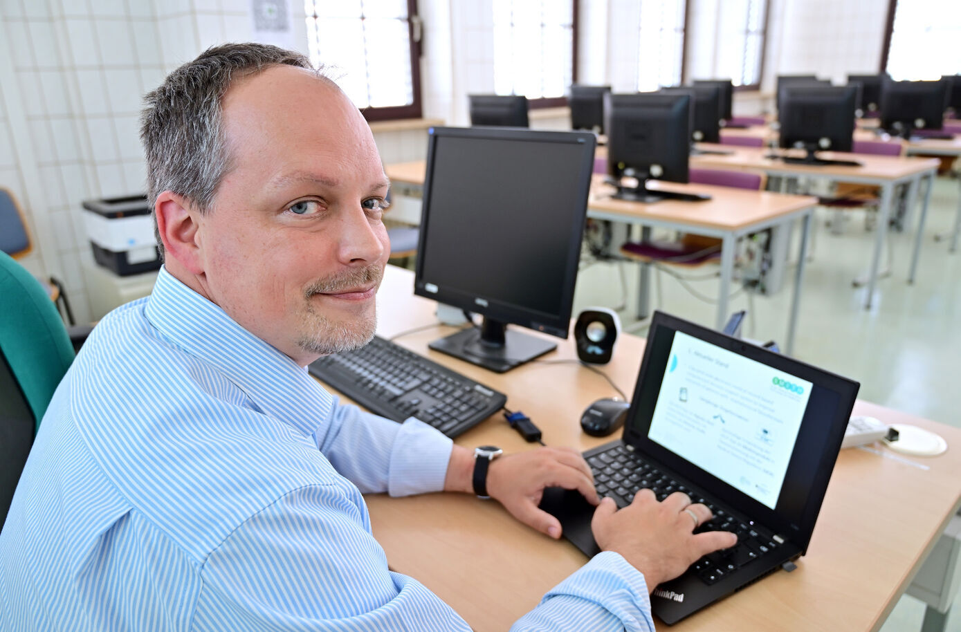 Wissenschaftler Prof. André Scherag ist neuer Präsident der Fachgesellschaft GMDS. Foto: UKJ