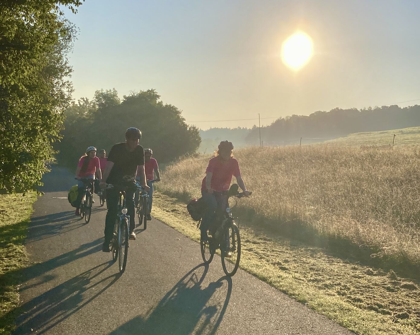 Am frühen Morgen zwischen Jena und Weimar