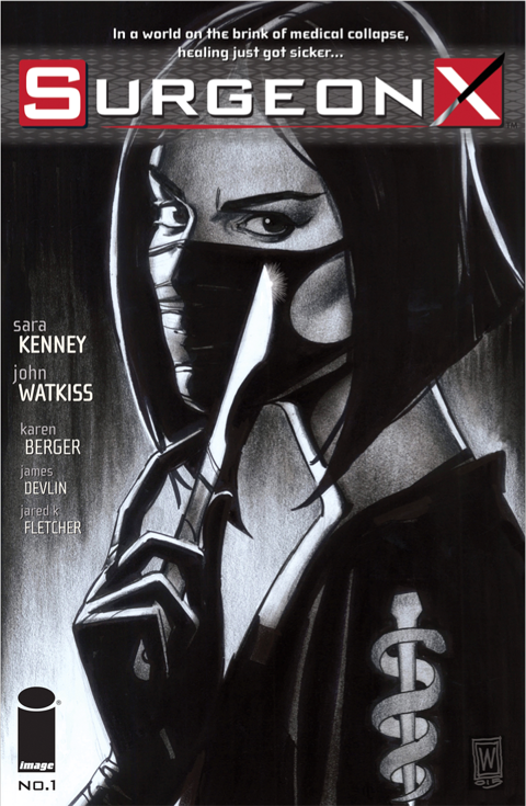 Titelseite des Comics Surgeon X von Sara Kenney und John Watkiss