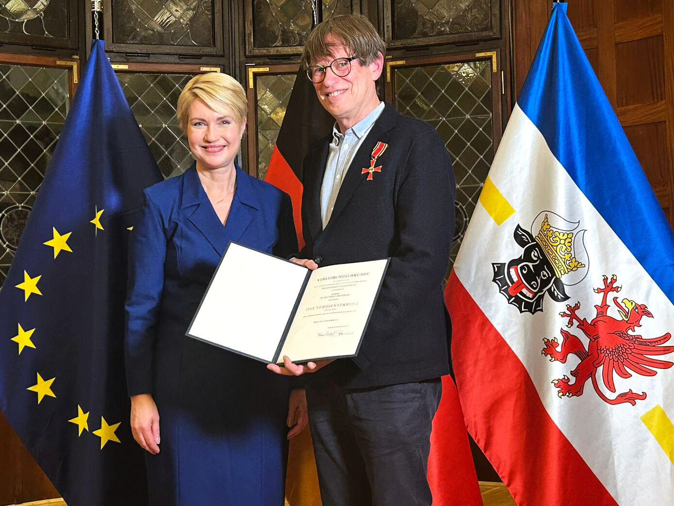 Der Intensivmediziner Dr. Matthias Gründling von der Universitätsmedizin Greifswald erhält das Bundesverdienstkreuz.
Foto: UMG / Manuela Gerber