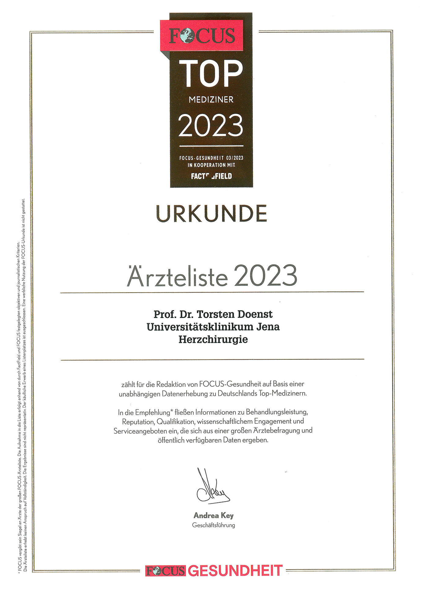 Deutschlands Top-Mediziner 2022