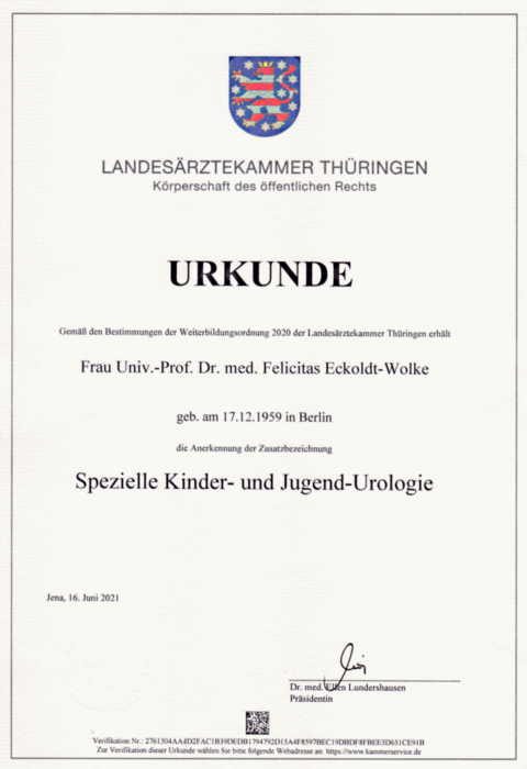 Spezielle Kinder- und Jugend-Urologie