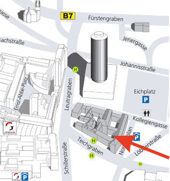 Map of the Medical Theoretical Institutes (MTI)