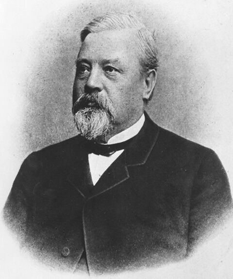 Carl Gegenbaur (1826-1903). Foto:  H. F. Jütte, Leipzig.