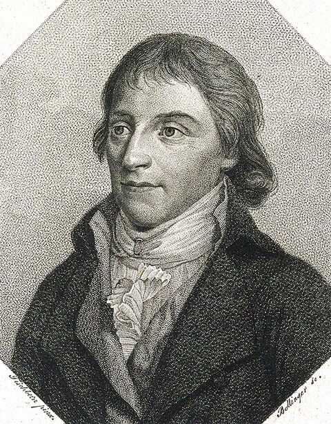 Justus Christian von Loder (1753-1823). Radierung von F. W. Bollinger nach J. F. A. Tischbein.