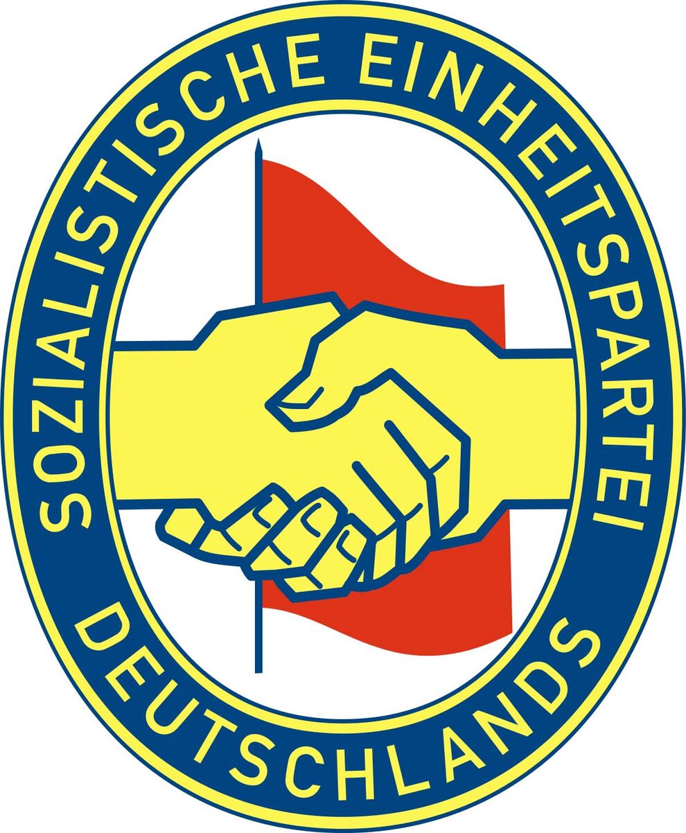 Logo der SED (DDR)