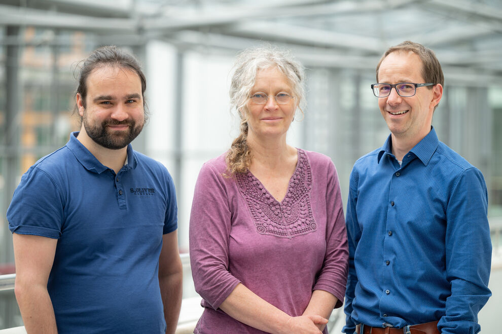 vlnr. Philipp Franken, Dr. Ulrike Schumacher, Dr. Thomas Lehmann, 